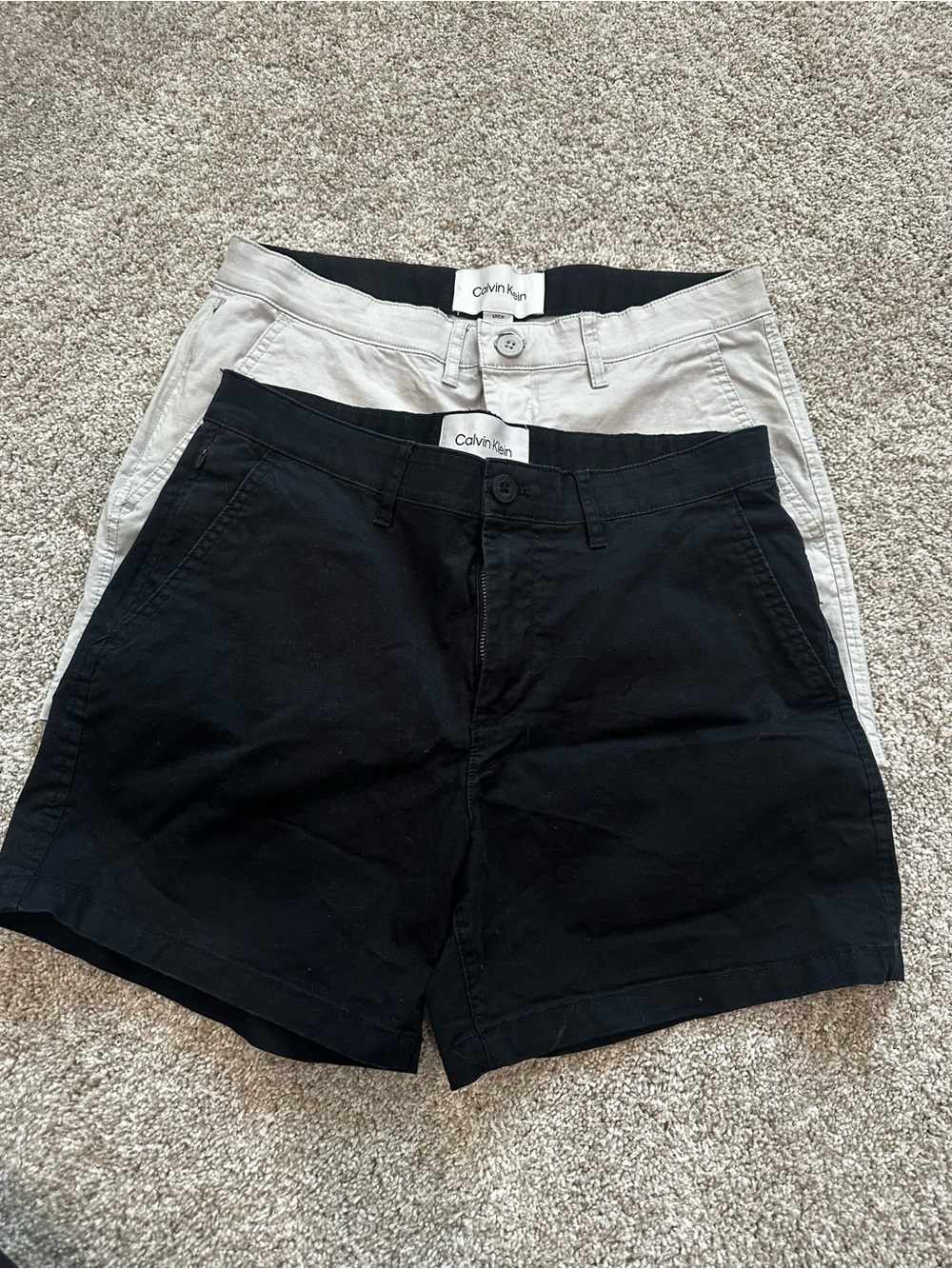 Calvin Klein Men’s Black Chino Shorts